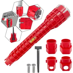 Multi-functional Pipe Wrench, Faucet and Sink Installer, Pipe Wrench Plumbing Tool for Plumbing Installation and Repairs