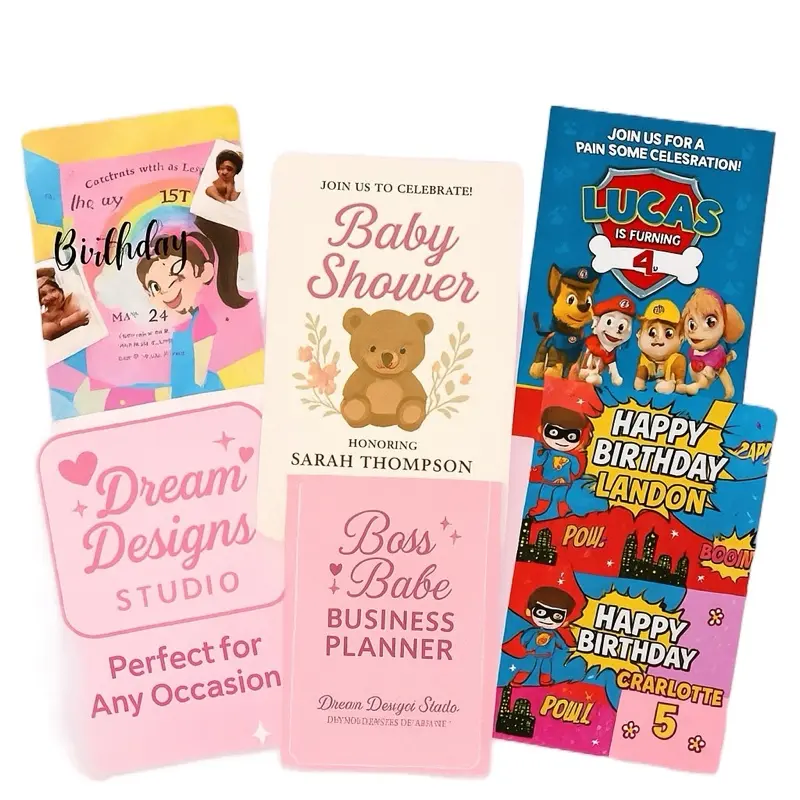 Dream Designs Studio Pretty Paper Digital Printable Templates for Birthday Invitations & Business Planners Easy to Use & Stylish Designs
