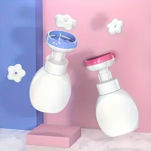 2pcs Travel-Friendly Foam Dispenser Bottle for Facial Cleanser, Shampoo, Shower, and Bathroom Essentials, Home Decor, Furniture for Home, Shampoo Conditioner Dispenser