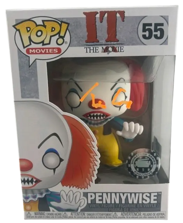 Funko Pop Pennywise Signed Tim Curry #55
