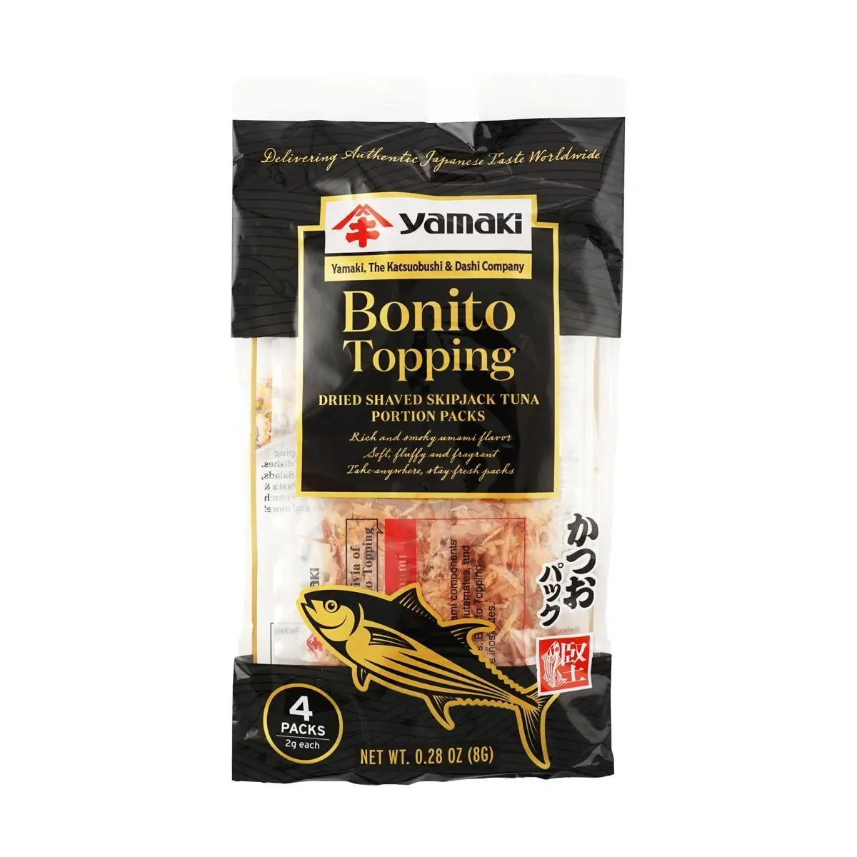 YAMAKI Katsuobushi Bonito Flakes 8g - Premium Dried Shaved Bonito for Takoyaki, Udon Noodles, and Japanese Cuisine