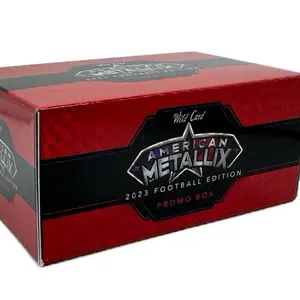 Wild Card American Metallix Football Promo Deck Box (5 Cards)