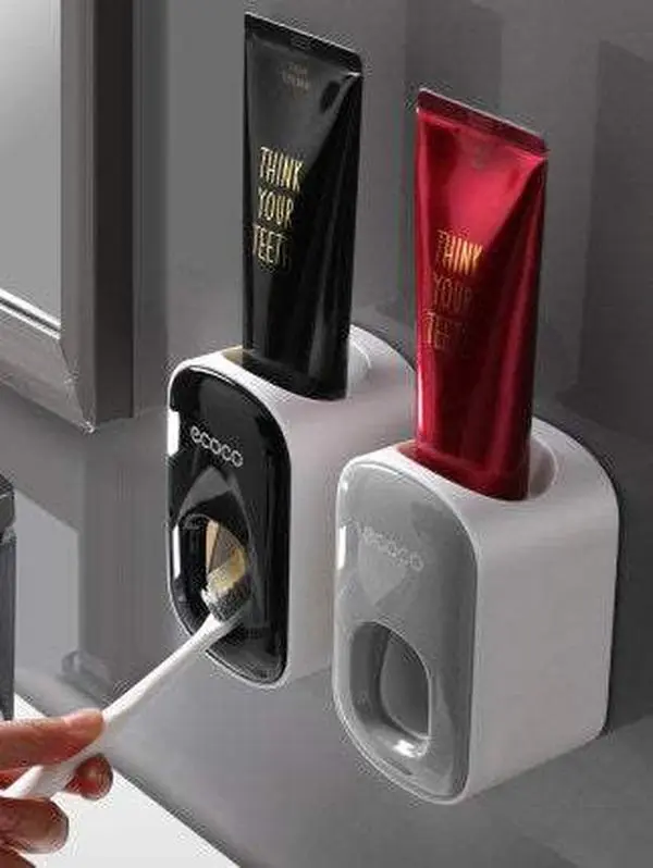 Wall Mounted Toothpaste Holder Dispenser