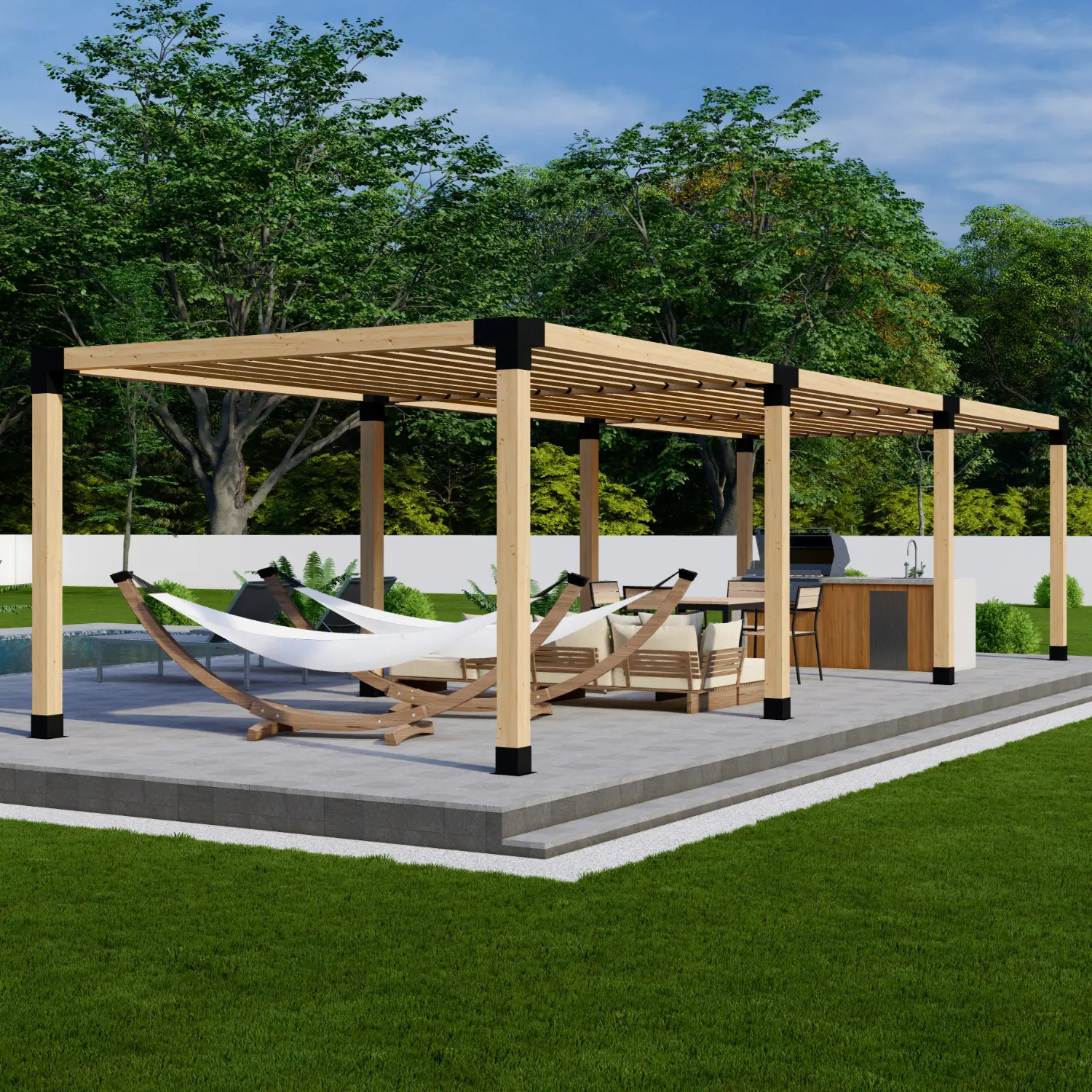 Pergola Connector Kit (Choose 4x4 or 6x6 Brackets)
