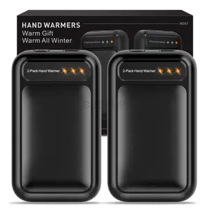 AI Hand Warmers Rechargeable 2 Packs, Electric Hand Warmers with AI Smart Chips, Portable Pocket Heater, Gifts for Christmas, Outdoor Hunting, Golf and Camping Accessories