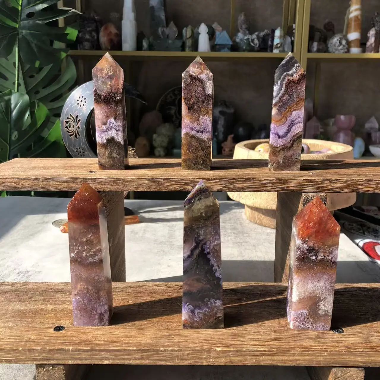 Natural Crystal Super Seven Tower Collection-1 Natural Crystal Super Seven Tower Collection-1