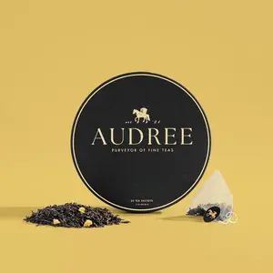 Audree L'Opera Royal Tropical Black Tea Blend with Pineapple & Exotic Fruits Premium Infusion Beverage Natural Sweet Flavor