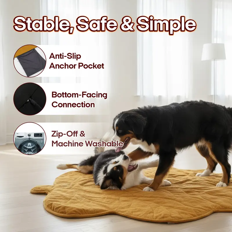 Product Introduction of Vagascape Heated Pet Pad for Dogs & Cats – 7-Layer Safety Design, Auto Overheat Protection, Chew-Resistant Cord, Waterproof & Machine Washable, Ideal for Indoor & Outdoor Use 15