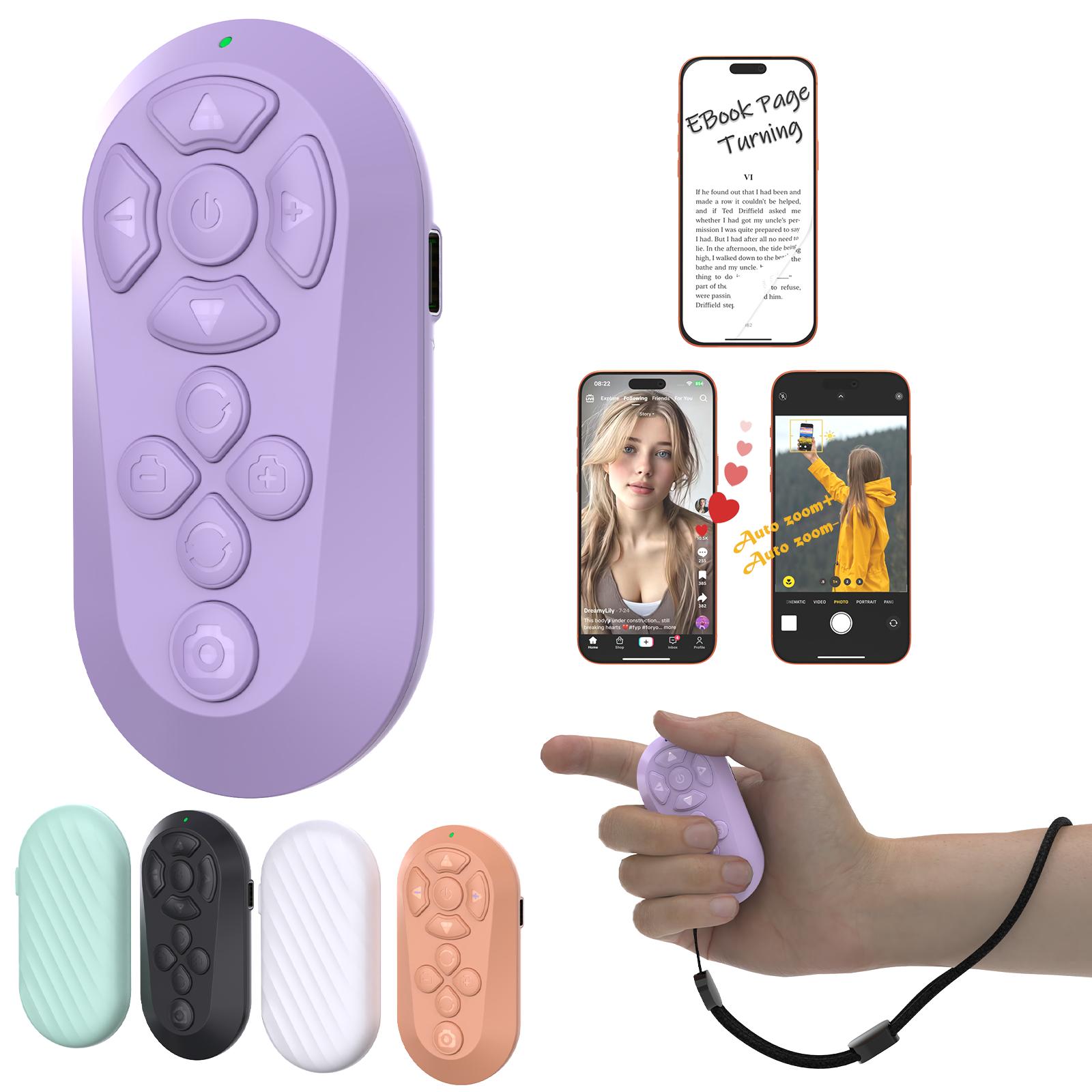 TikTok Scrolling Remote 2026 Page Turner Camera Shutter for iPhone & Android