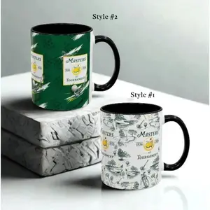 Masters Golf Tournament Mug, Augusta Inspired Golf Lover Coffee Cup, Green Jacket Golf Fan Mug, Gift for Golf Fans and Tournament Season