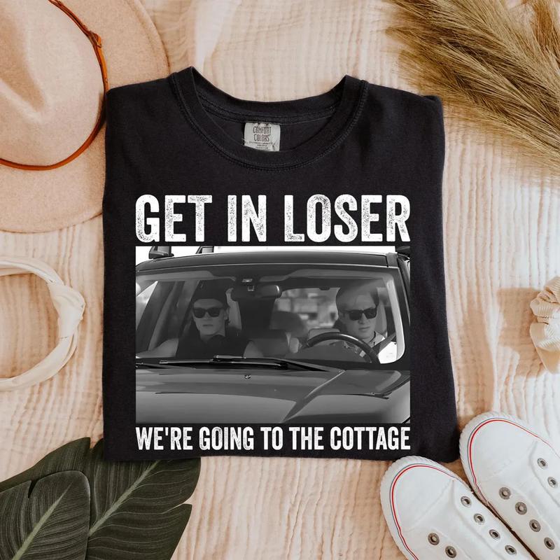 Get In Loser We're Going To The Cottage , Im Coming To The Cottage Comfort T-Shirt, Gildan Tshirt, Heated Rivalry Inspired Shirt