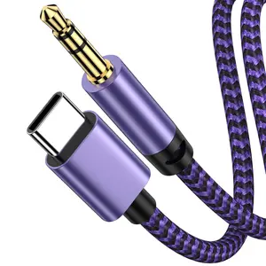 S25 Ultra USB C to 3.5mm Aux  3FT Type C to Headphone Male Cord  Stereo Audio Jack Adapter Dongle  for Galaxy S25 S24 FE A17 A16 A15 A55 A35 A54 A14 Pixel 9a 9 8 Pro  17 16