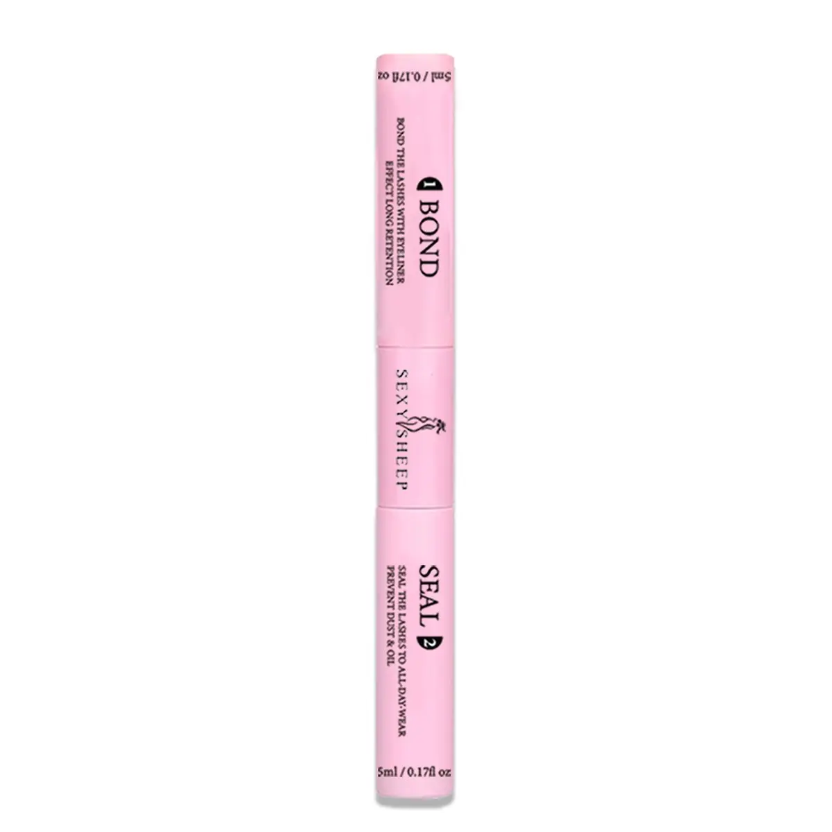 Lash Cluster Glue, Eyelash Extension 1pcs/3pcs/5pcs Lash Bond and Seal Waterproof, Eyelash Bonding Glue, Bond & Seal Cosmetic Eyelash Glue for Clusters, Eyelash Adhesive Black Long-Lasting 72H