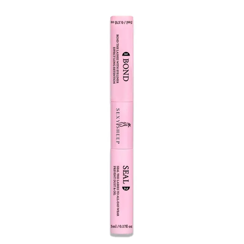 Lash Cluster Glue, Eyelash Extension 1pcs/3pcs/5pcs Lash Bond and Seal Waterproof, Eyelash Bonding Glue, Bond & Seal Cosmetic Eyelash Glue for Clusters, Eyelash Adhesive Black Long-Lasting 72H Best Lash Cluster Glue