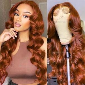 Bling Hair Reddish Brown 13x4 13x6 Lace Front Wigs Human Hair 180 Density Chocolate Brown and 99J Body Wave HD Lace Frontal Wigs Human Hair Colorful Wigs Human Hair Pre Plucked Frontal Human Hair for Women