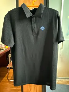 Men's Quick-Dry Polo Shirt, Business Casual Sports Collared Short Sleeve T-Shirt, Breathable Sweat-Wicking Stand-Up Collar Paul Shirt