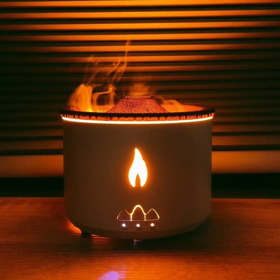 LavaBreeze Volcano Air Humidifier LED Aroma Diffuser Steam Sleep Humidifier