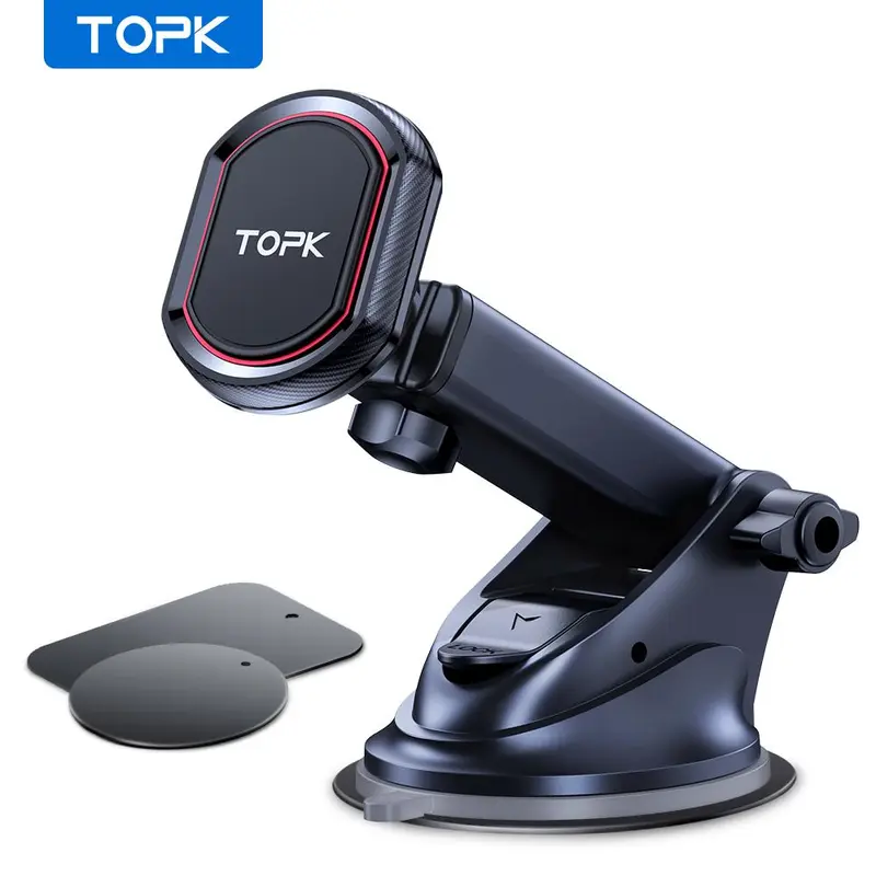 Car Dashboard Magnetic Phone Holder, Automotive Phone Holder, Universal Car Phone Navigation Bracket, 360 Degree Rotatable Phone Stand, Cell Phone Car Mount, Car Cellphone Mount, Cell Phone Mounts, Phone Holder For Car Dashboard