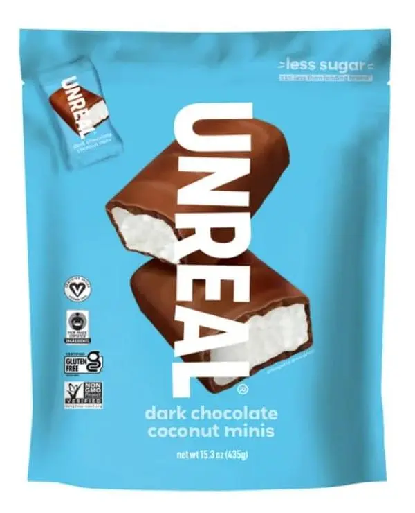29 BARS Unreal Dark Chocolate Coconut Minis, 15.3 oz 29 BARS Unreal Dark Chocolate Coconut Minis, 15.3 oz