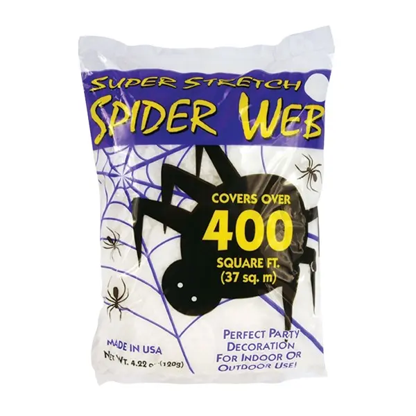 Super Stretch 400 Square FT Spider Web Decoration