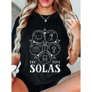 100% Cotton Sola Scriptura - Protestant, Christian Reformation, 5 Solas T-Shirt