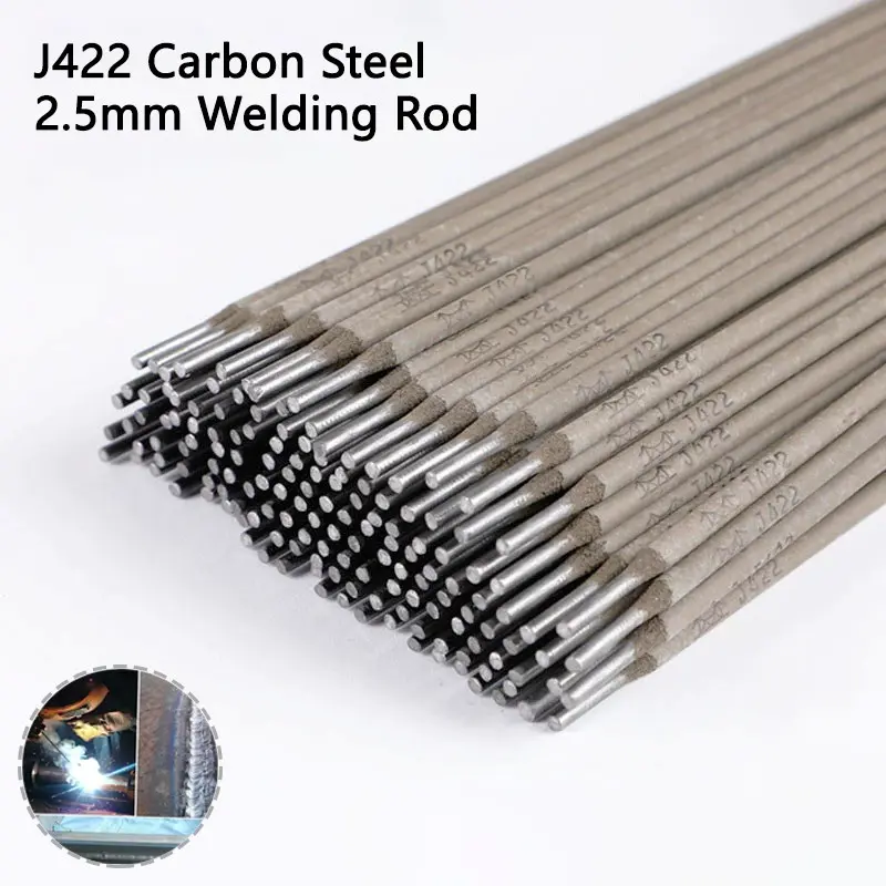 E4303/j422 Carbon Steel Welding Rod, Manual Arc Welding Stick, Suitable for Thin Iron Sheets, Thin Iron Plates, Thin Metal Sheets, Galvanized Pipes, 2.5mm Diameter, 30cm Length