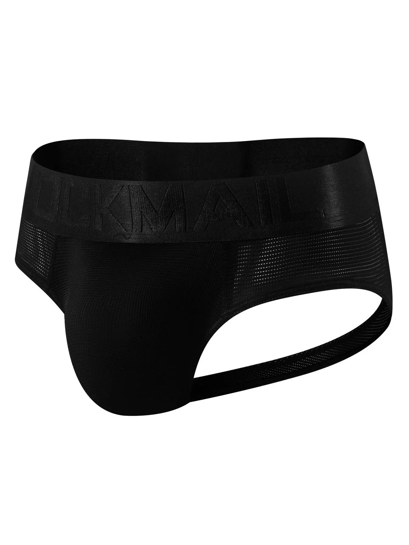 Lgbtq+ Men's Cut Out Drop Waist Boxer Brief, Breathable Mesh Underwear, Men's Sexy Summer Underwear for Daily Wear, Undergarments, Underwear Boxers, Activewear, Stretchy Boxer Briefs