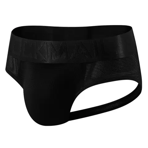 Lgbtq+ Men's Cut Out Drop Waist Boxer Brief, Breathable Mesh Underwear, Men's Sexy Summer Underwear for Daily Wear, Undergarments, Underwear Boxers, Activewear, Stretchy Boxer Briefs