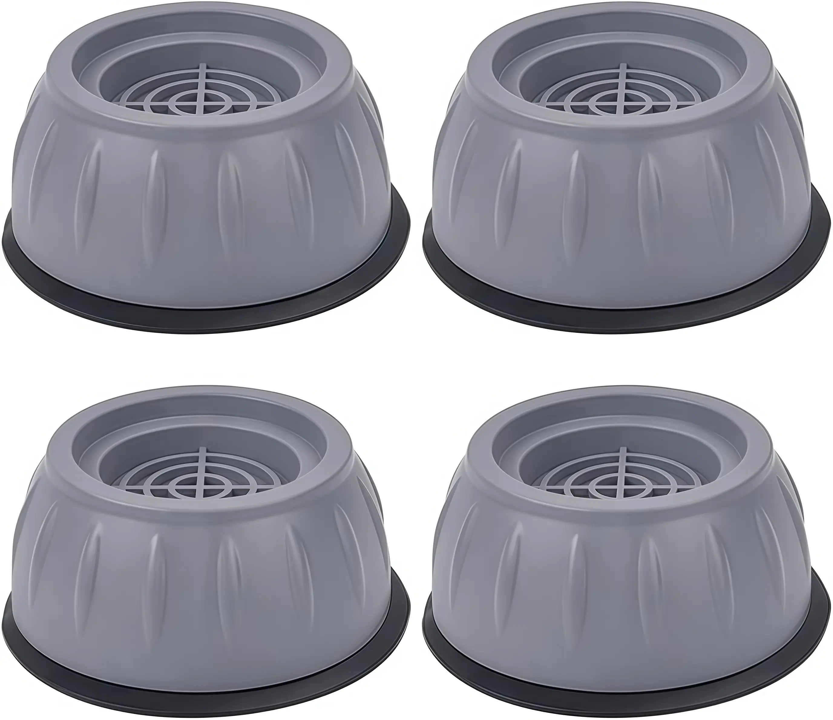 4pcs anti vibration pads for washing machines, washing machine stabilizers, and dryer buffers - anti vibration pads for equipment that prevents movement, washing machine stands to prevent vibration, and universal dimensions for walking