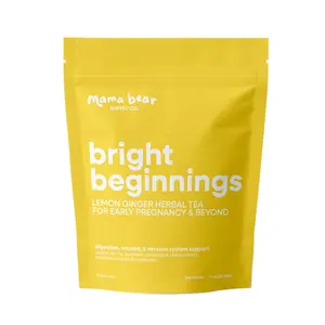 Bright Beginnings Lemon Ginger Herbal Tea - Organic