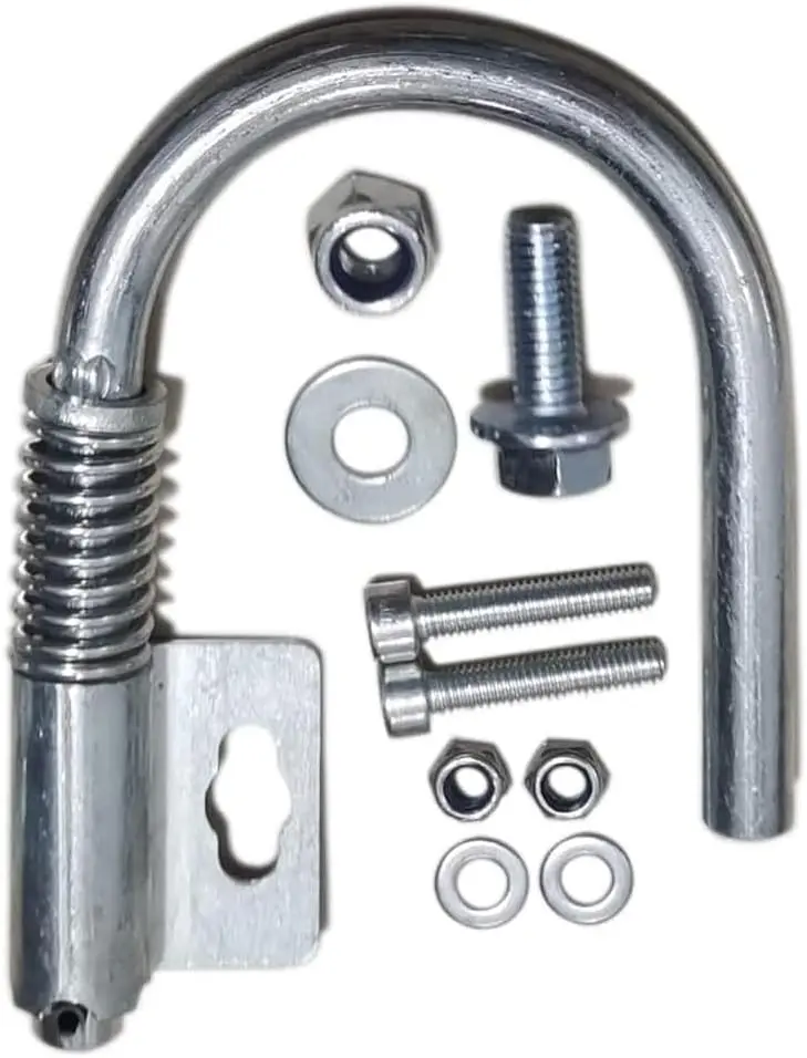 U Spring Loaded Rafter Retractable Hook M745RB - Retracts Auto, Space Saving Tool Organizer for Hitachi NR90AE, NR83A, NR83A2 Nail Guns - Hangable Hanger Pack for Compact Storage