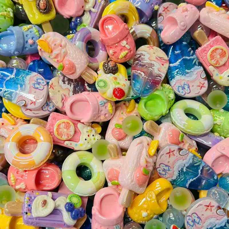 【Annie’s Bead B】Premium Acrylic and Resin Beads with Resin Charms - DIY Beading Supplies, DIY Jewelry Decoration Accessories for Phone Chains, Keychains, Beaded Set, Diy Craft Embellishments