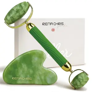 Jade Roller Gua Sha Tool for Rejuvenating and Slimming Skin - Gift, Comfort Jade Roller Gua Sha Tool for Rejuvenating and Slimming Skin - Gift, Comfort