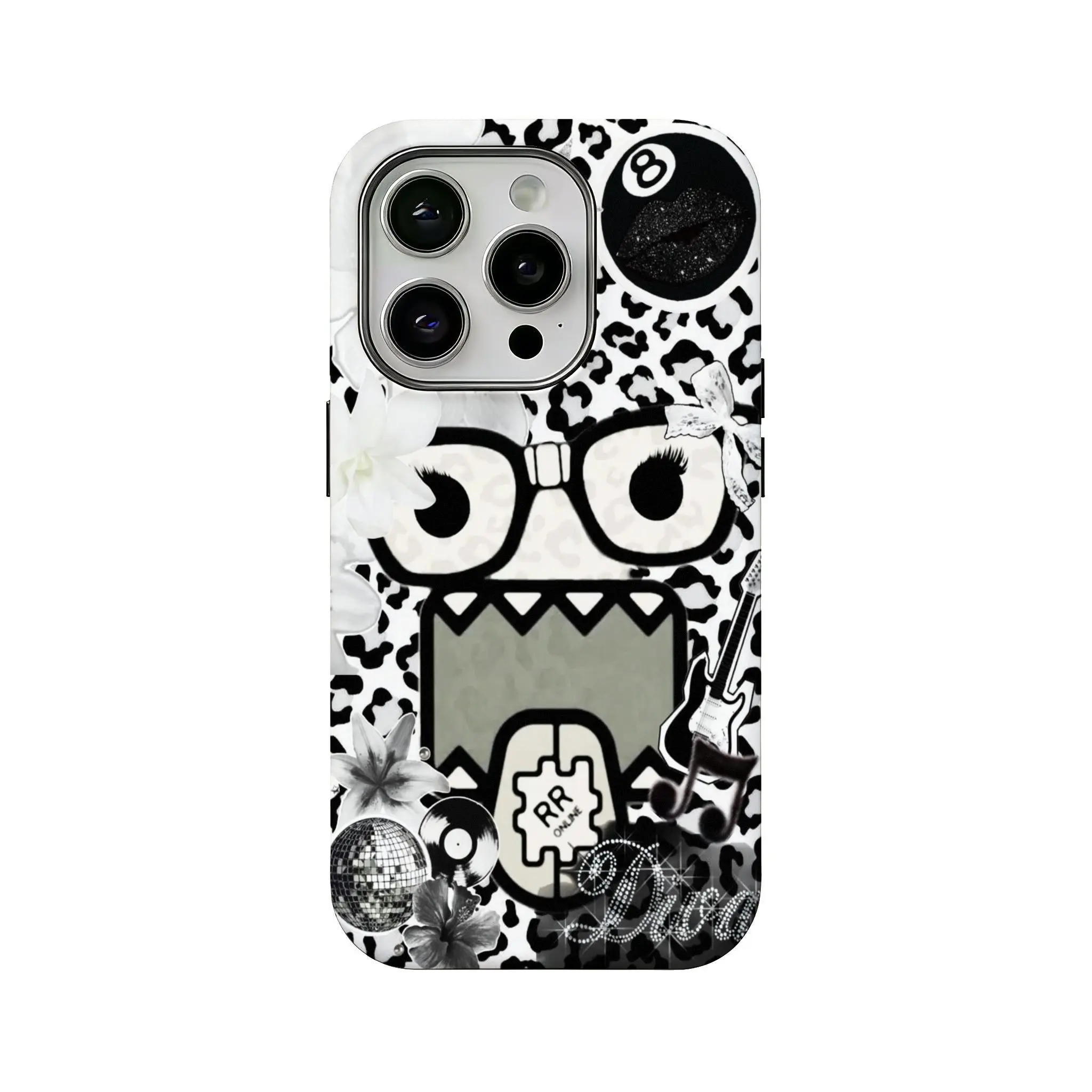 "Sweet & Cool" Cartoon Domo-kun 2-in-1 Phone Case — Compatible with iPhone 12, 13, 14, 15, 16, 17 Series. Drop-Resistant Hard Case with High-Definition Printing and Durable Protection — The Perfect Gift Choice.