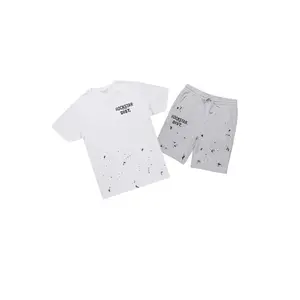Raffer White/Grey T-Shirt/Short Set