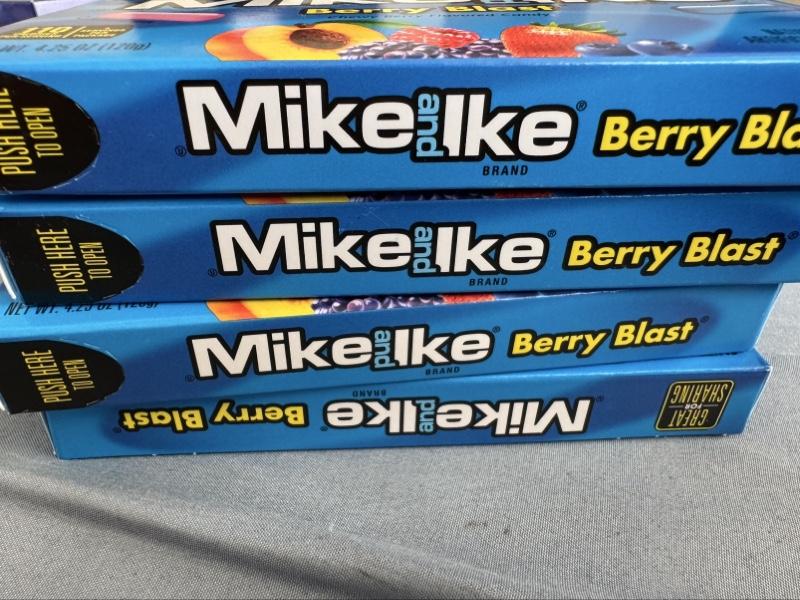 Mike and Ike Berry Blast 3 Pack Combo - Chewy Berry Flavored Candy - 110g Each - Perfect for Snacking
