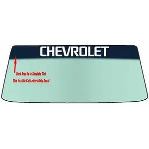 Fits A CHEVROLET Vehicle Custom Windshield Banner Graphic Die Cut Decal - Vinyl Application Tool Included