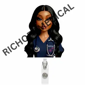 Rich Off Medical | Nurse Blair Med Barb Badge Reel
