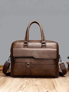 Men's Large Laptop Messenger Bag, Water-Resistant Durable Tote Crossbody Shoulder Bag for Work, Fits 15.6 Inch Laptop with Charger, Documents, Books, Travel Essentials, Perfect for Business, College, Commuting, Travel, Waterproof Bag
