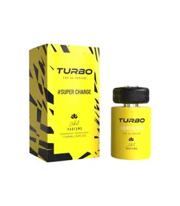 Zakat | Turbo - #Super Charge | Eau De Parfum | Unisex Fragrance | 100 ml - 3.4 fl oz | Lemon - White Amber & Oakmoss Notes
