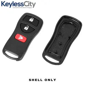 2005-2018 Nissan Keyless Entry Remote SHELL For CWTWB1U821 - Black (AFTERMARKET)