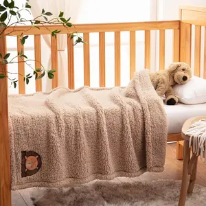 Fleece Blanket Plush Swaddle Receiving Blankets Super Soft Warm Lightweight Breathable