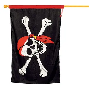 37" x 2 ft. Large Cloth Pirate Flag