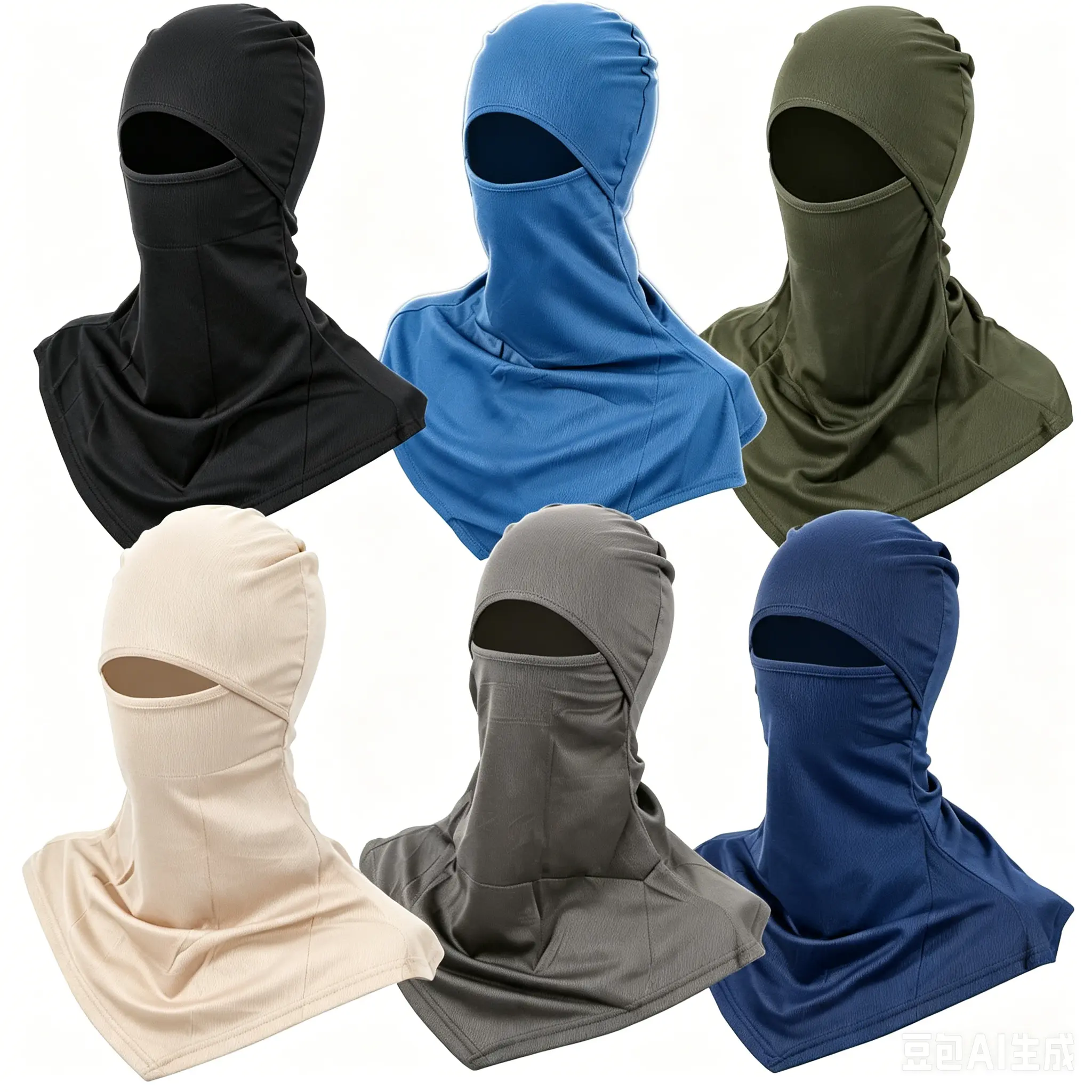 6 Pieces Balaclava Face Mask Cover Breathable Long Neck Covers for Men Women Outdoor Sports UV Sun Protection Hiking Fishing tiktokshopspringglowup
