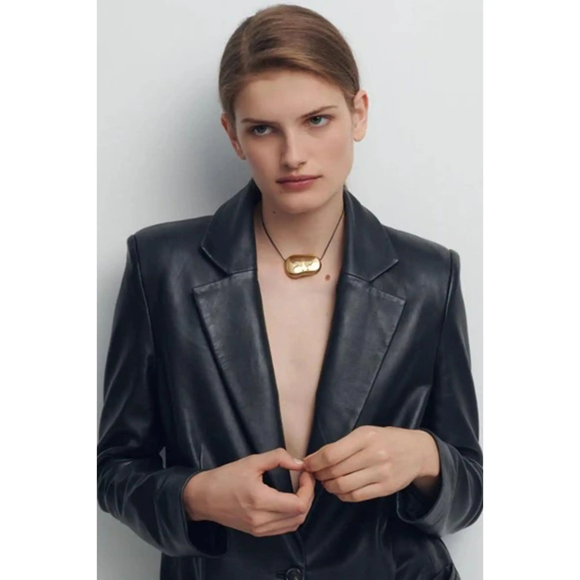 Heaven Mayhem Julia Gold Costume Necklace, Fashion Jewelry Accessory for Daily Wear