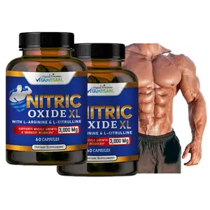 Nitric Oxide Booster L-Arginine, L-Citrulline 3000mg 120 Caps HIGHEST POTENCY