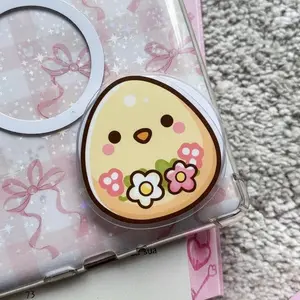 Kawaii Easter Minichicken Magsafe Phone Grip, Magnetic Phone Holder & Kickstand, Pop Socket, Gift for Her