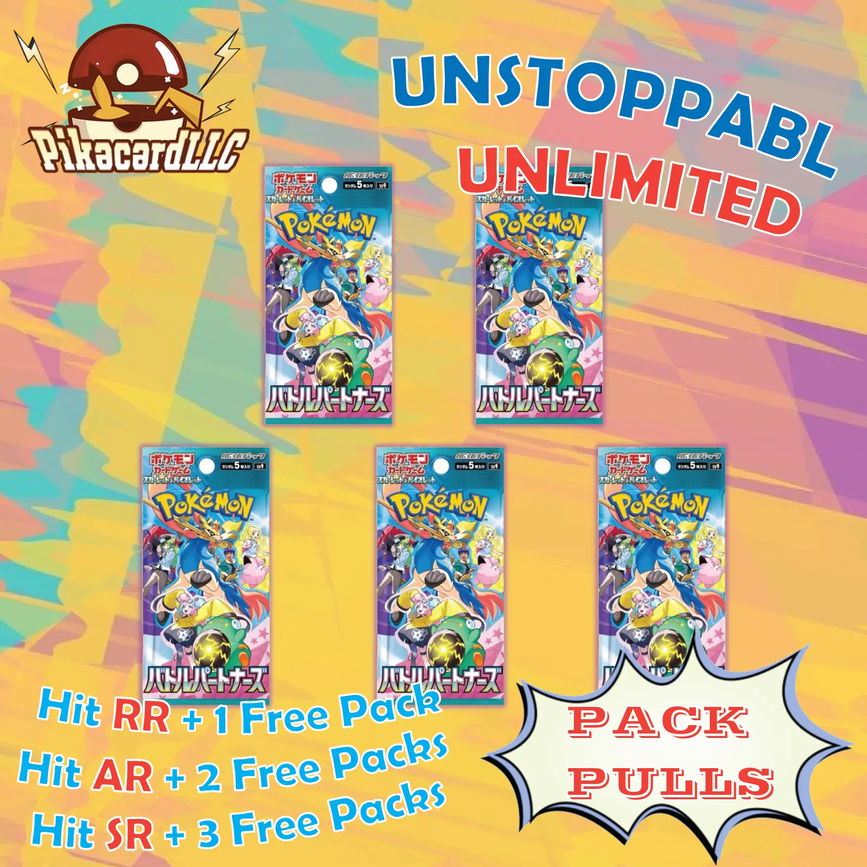 TCG Unlimited Pack Pulls - Battle Partner n HeatWave Arena SV9/SV9a packs from Japanese Pokemon Booster Box - TikTok Shop TCG Unlimited Pack Pulls - Battle Partner n HeatWave Arena SV9/SV9a packs from Japanese Pokemon Booster Box - TikTok Shop