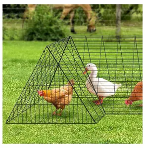 Chicken Tunnels for Yard, 157.5x39.4x24.2in Portable Run, Chicken Coop Enclosure for Outside, Secure Pet Tunnel for Chickens, Rabbits With Corner Frame