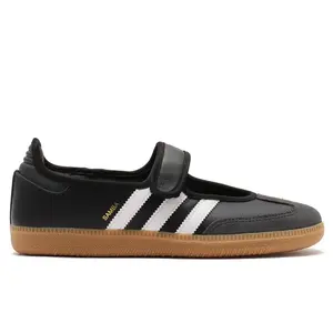 adidas Samba Jane Black White Gum (GS) JR7437 Youth Authentic Shoes Footwear Sneaker Trainer Comfortable Walking Fashion Trending Gift